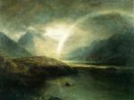 水彩大师 William Turner_1798 Le Lac de Buttermere et une partie des eaux du Cromack, Cumberland une Averse